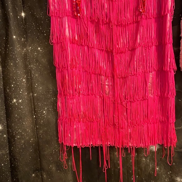 COPY - Hot Pink Flapper dress - Picture 3 of 4